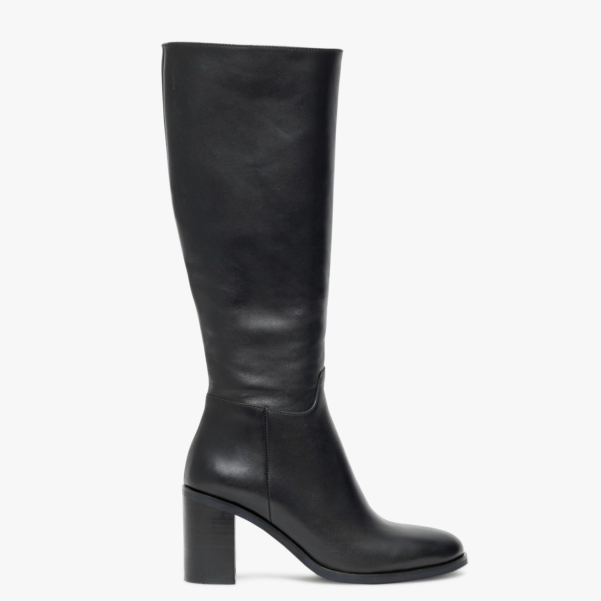 Botte À Talon en cuir FANTINE noir, BOCAGE