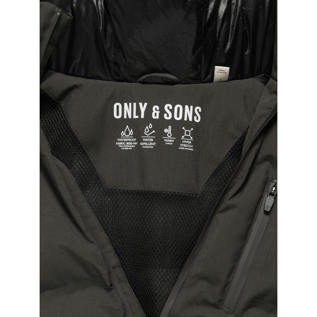 Veste dark grey melange 1, ONLY & SONS