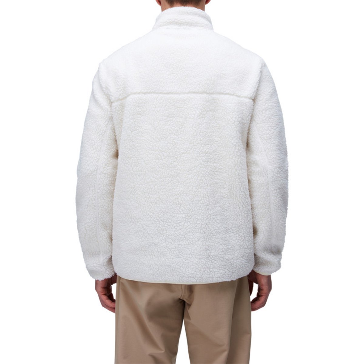 Sweat Napapijri avec manches longues et col montant écru écru, NAPAPIJRI