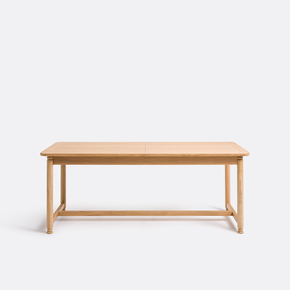 Table à manger, extensible, en chêne et plaqué, 6 à 10 couverts, SOLERON coloris chêne, LA REDOUTE INTERIEURS