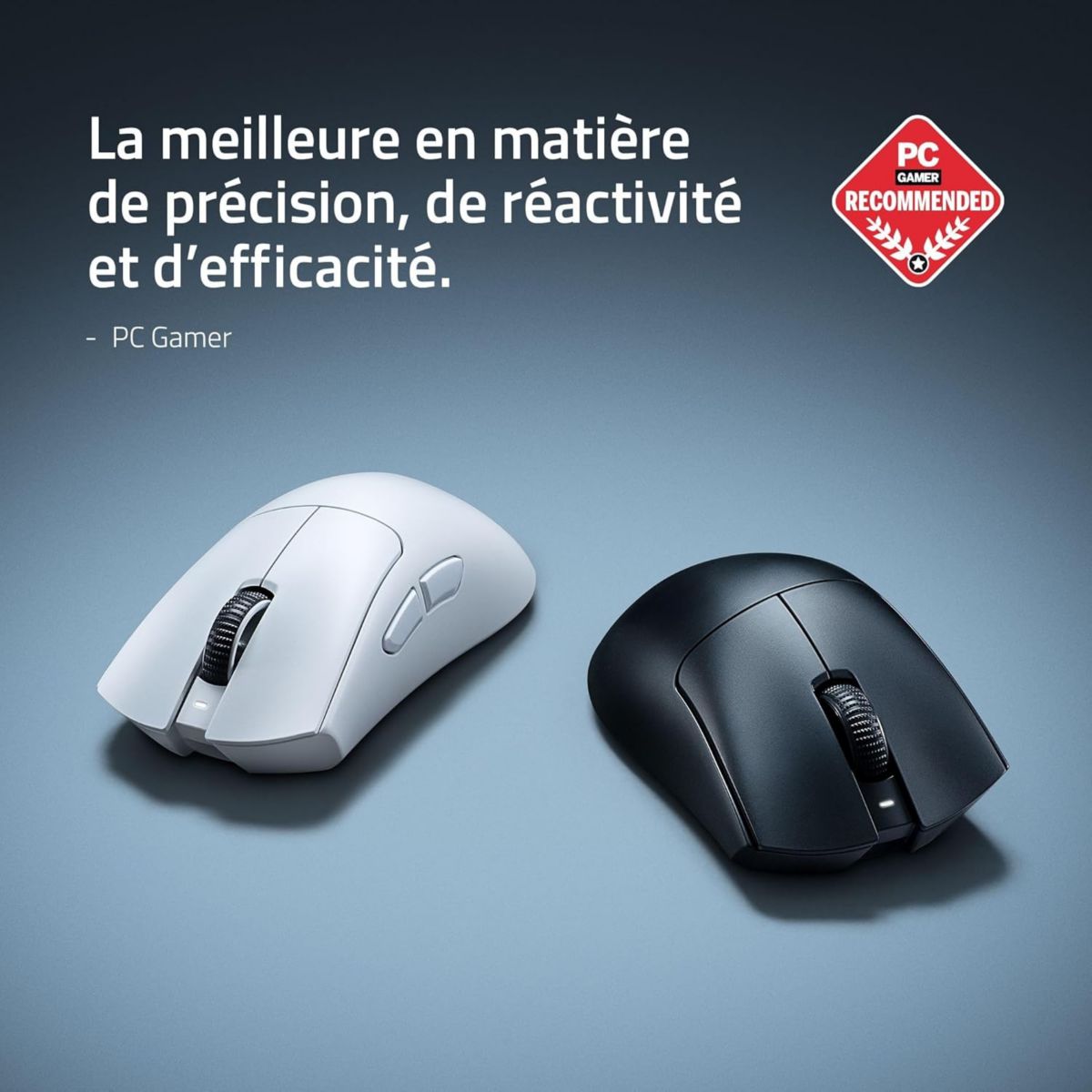 Souris Gamer Sans Fil DEATHADDER V4 PRO NOIR couleur unique, RAZER