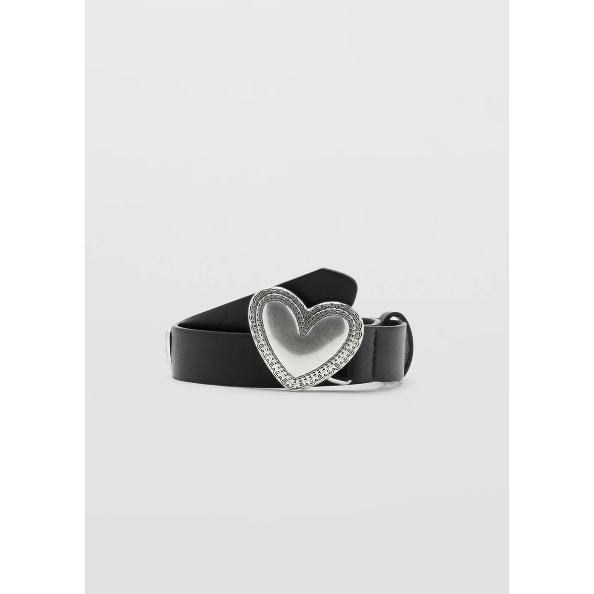 Ceinture boucle cœur noir, MANGO KIDS