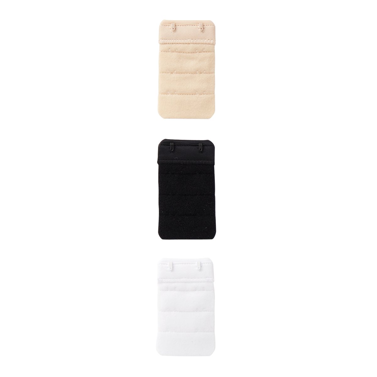 3 Prolongateurs De Soutien-gorge D'allaitement blanc + beige + noir, VERTBAUDET