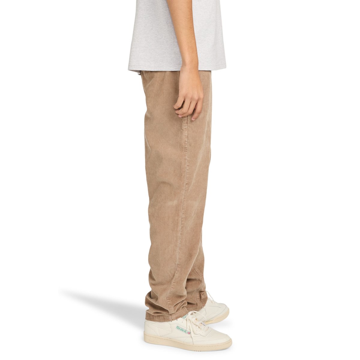 Chino REGULAR CORDUROY gris caribou, ELEMENT