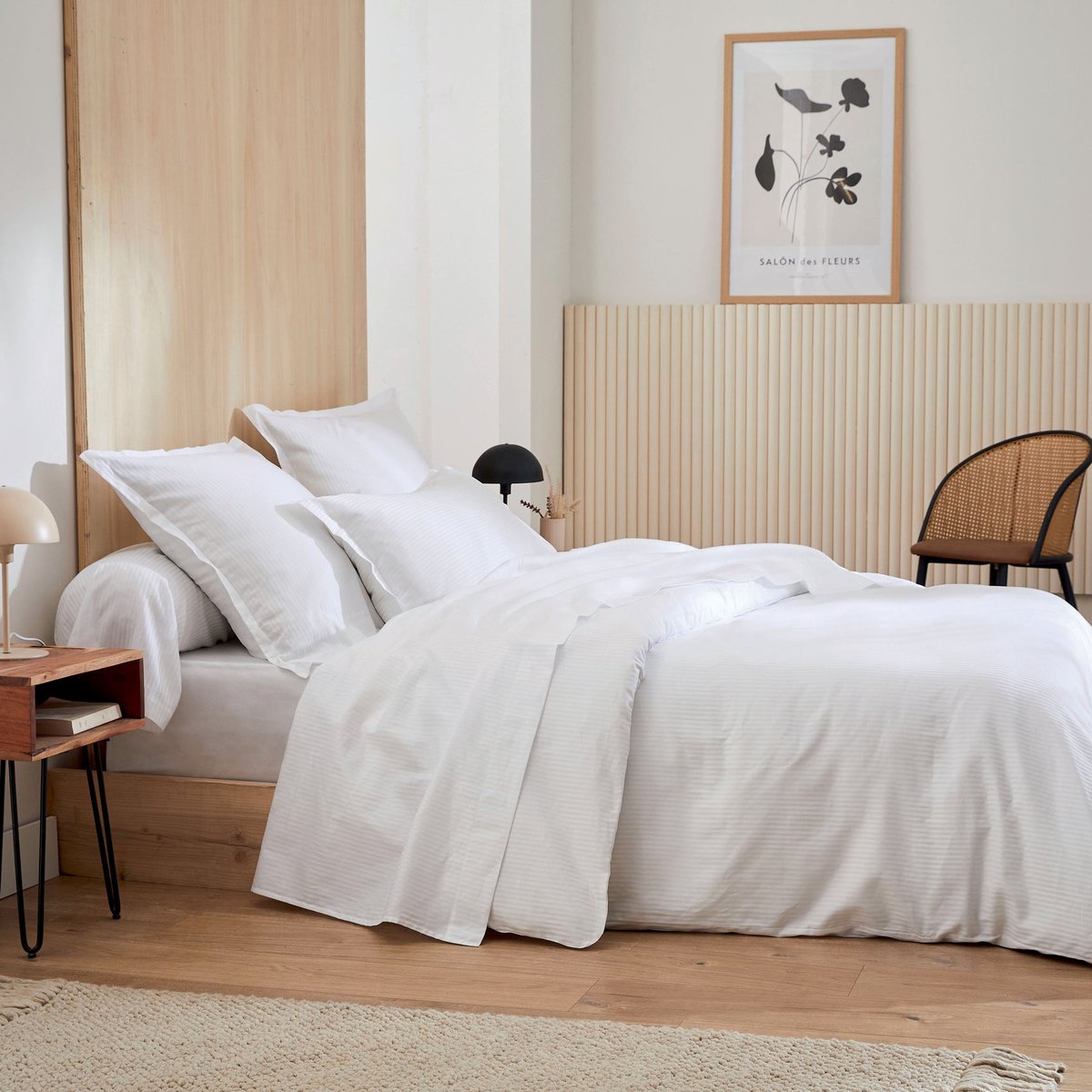Taie de traversin Grand Hôtel blanc, TRADILINGE