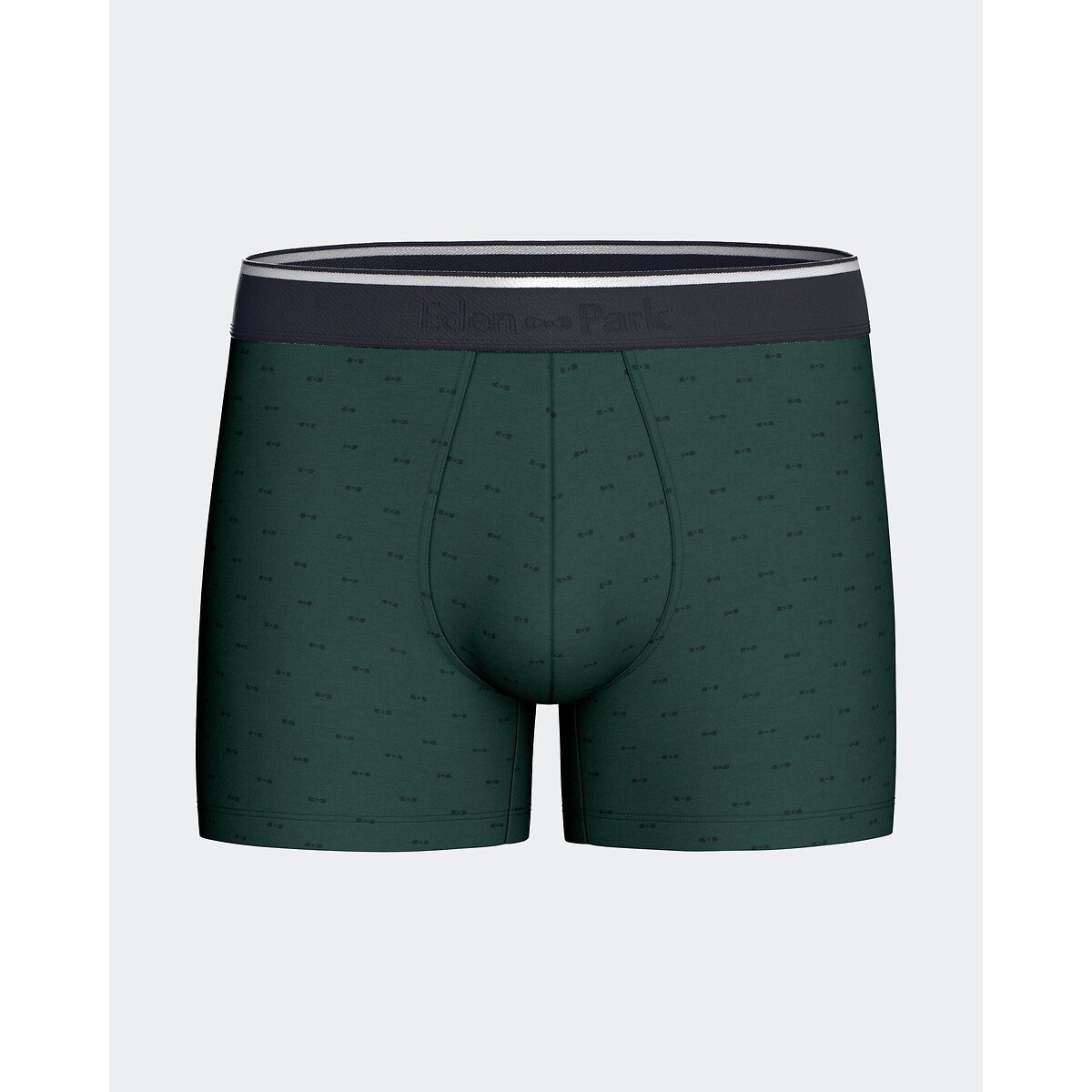 Set van 3 effen boxershorts groen+marine, EDEN PARK