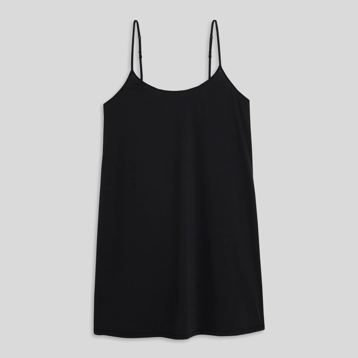 Fond de robe invisible ALEXIA en microfibre noir, MONOPRIX