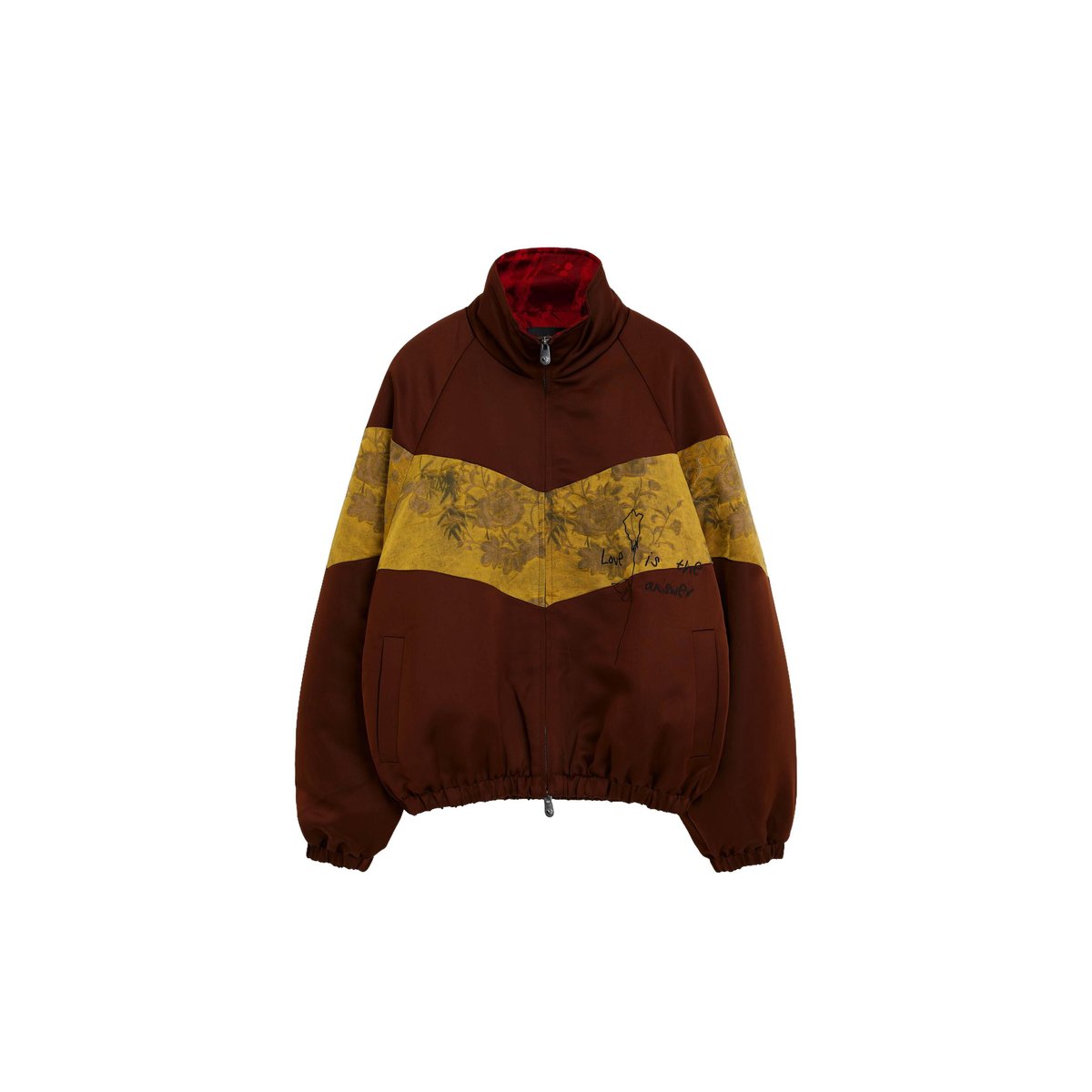 veste oversize imprimée marron, DESIGUAL