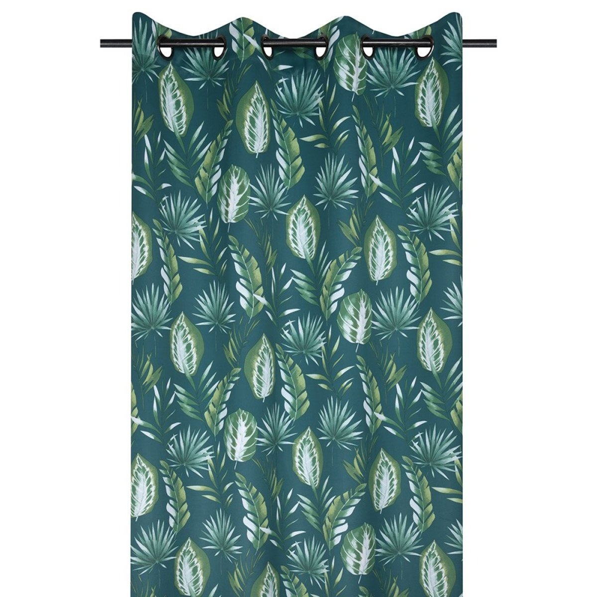 Rideau à œillets Occultant 140x260 Zéphyr Vert vert, DECORATIE