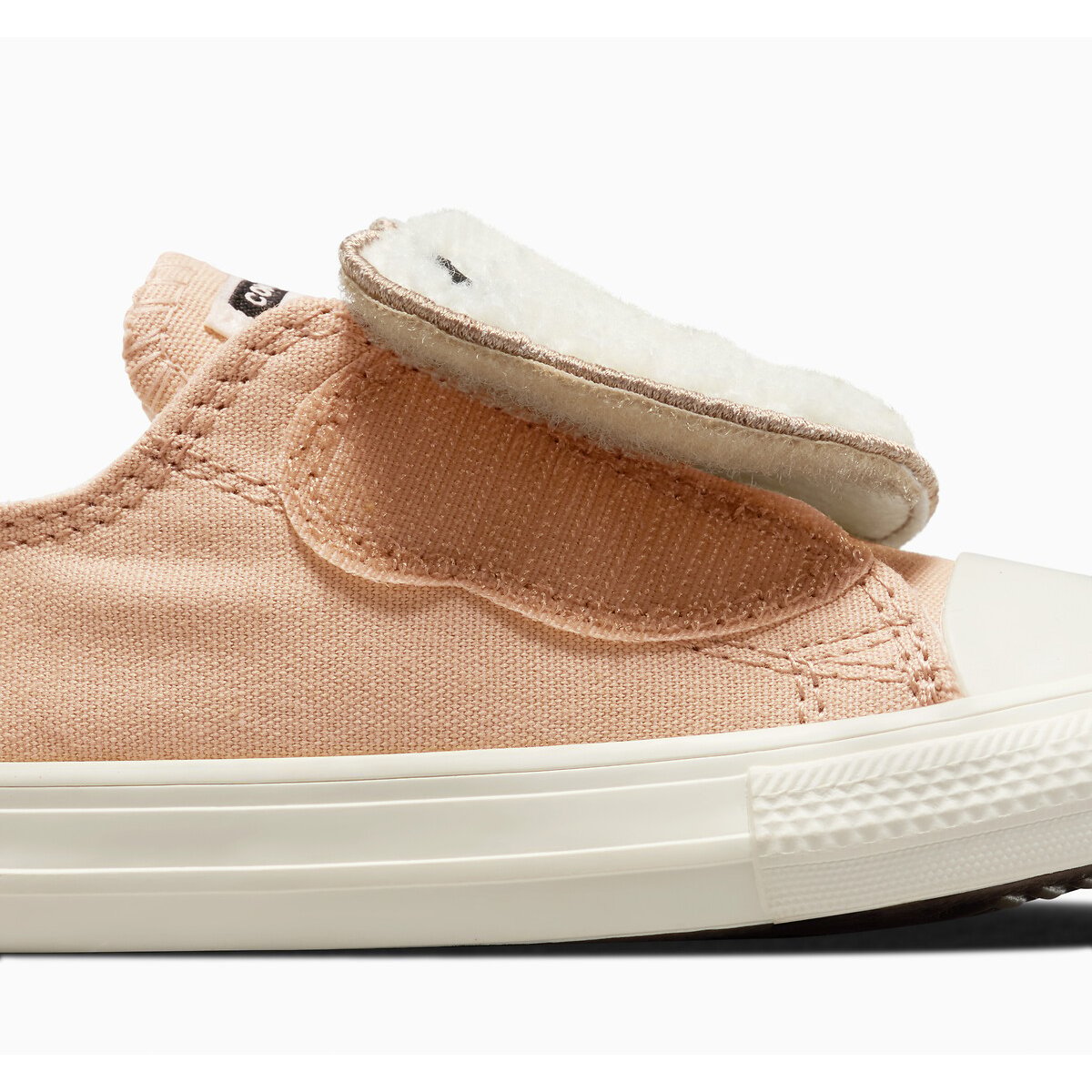 Kids' Chuck Taylor All Star One Strap Ox Trainers beige brown, CONVERSE