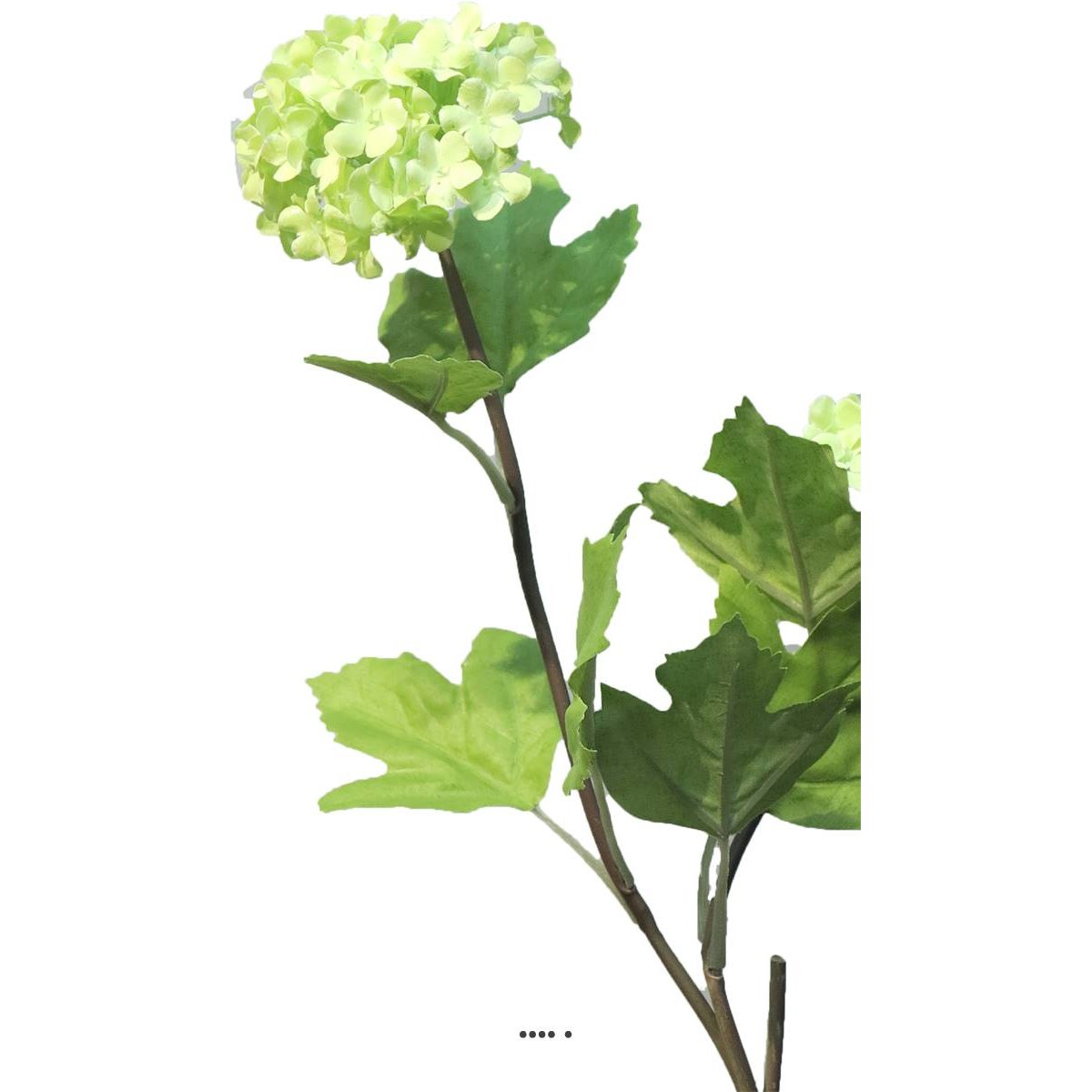 Branche de Viorne artificielle, 2 têtes, H vert, ARTIFICIELLES