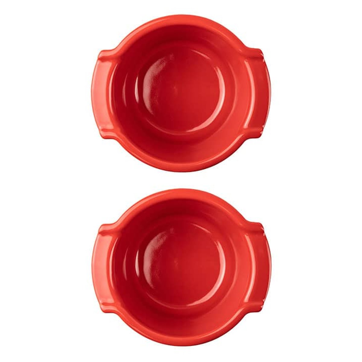 Duo de ramequins en céramique 20cl APPOLIA rouge, PEUGEOT