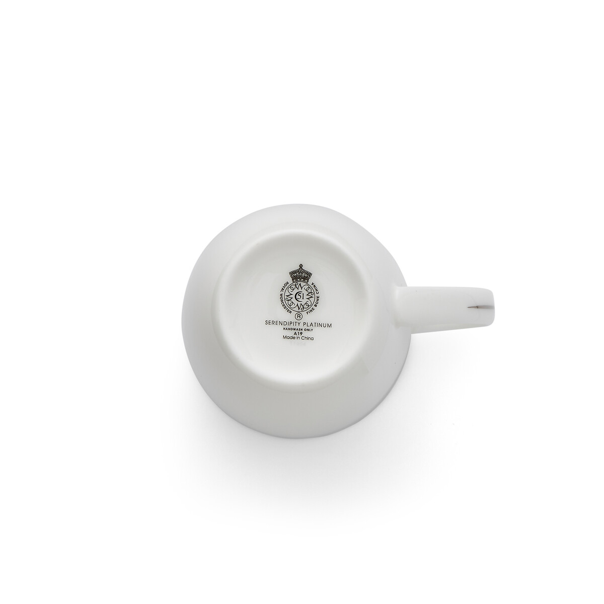 Set of 4 Serendipity Platinum Barrel Shape Mugs white, ROYAL WORCESTER