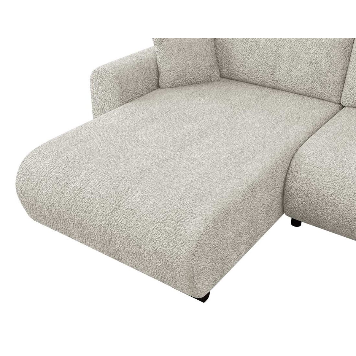 Canapé d'Angle Convertible 4 places - ROSALIE beige, BEST MOBILIER