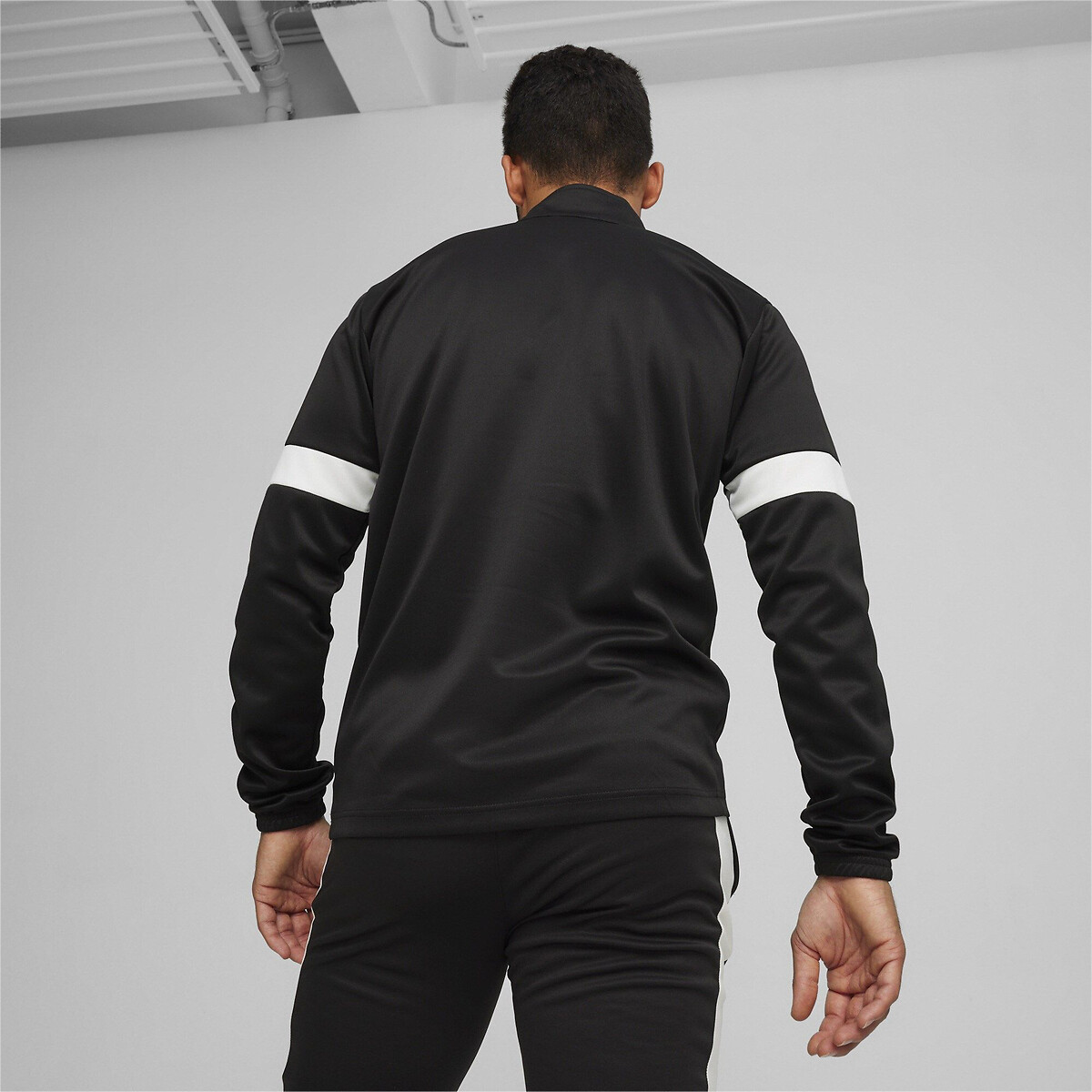 Sweat 1/4 zip Individual Rise noir, PUMA