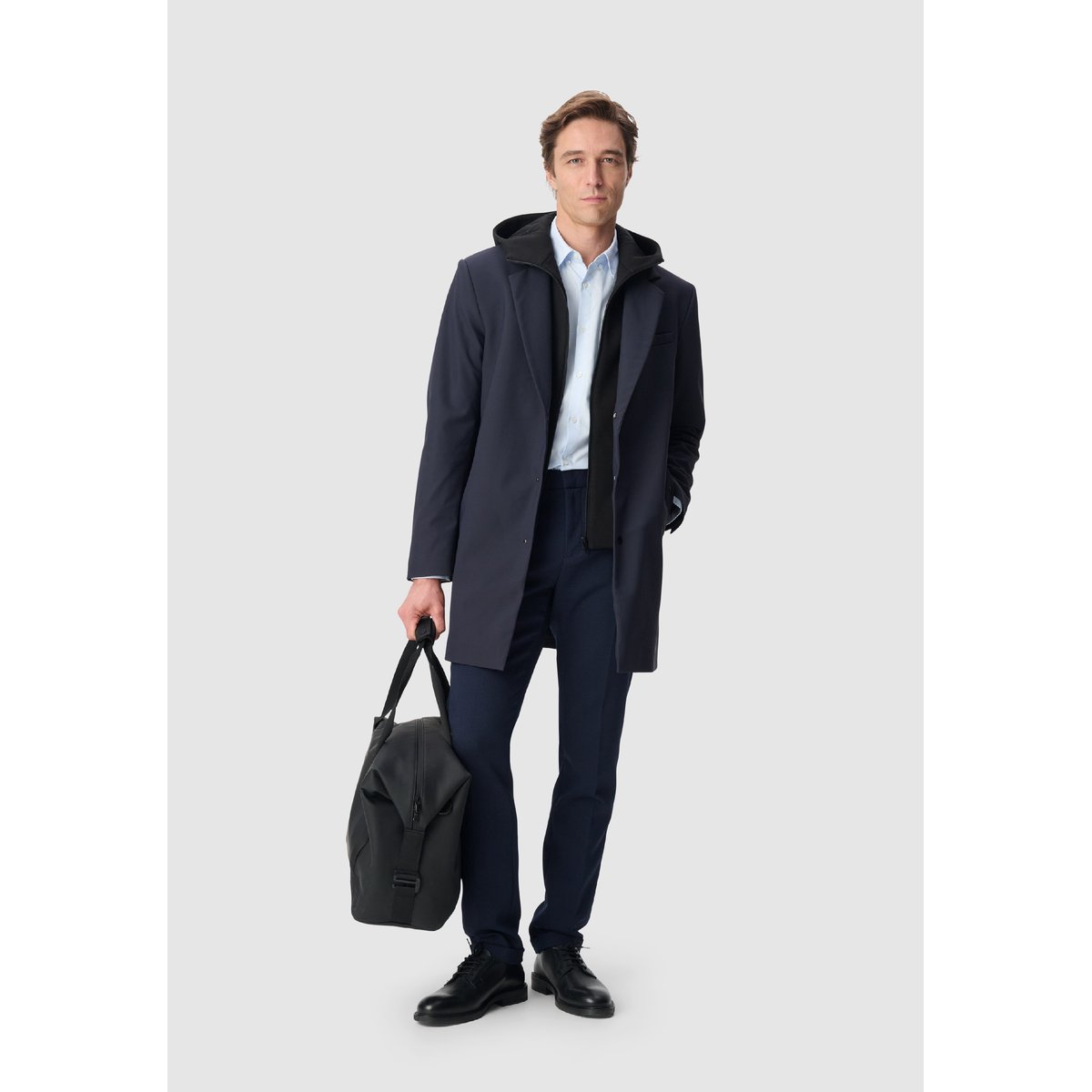Parka parementure capuche amovible EASY CARE* bleu nuit, IKKS