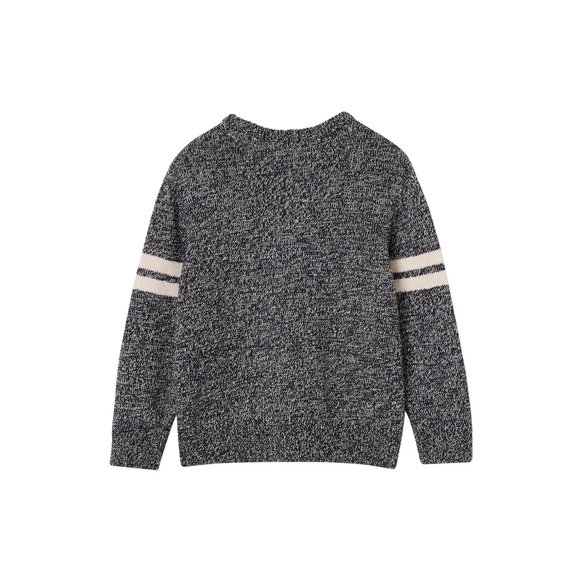 Pull col rond manches longues lot bleu, VERTBAUDET