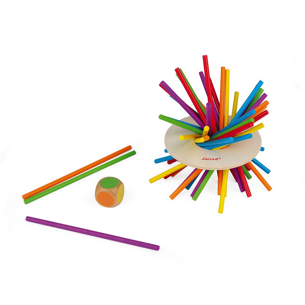 Jeu D'adresse - Crazy Sticks vert, JANOD
