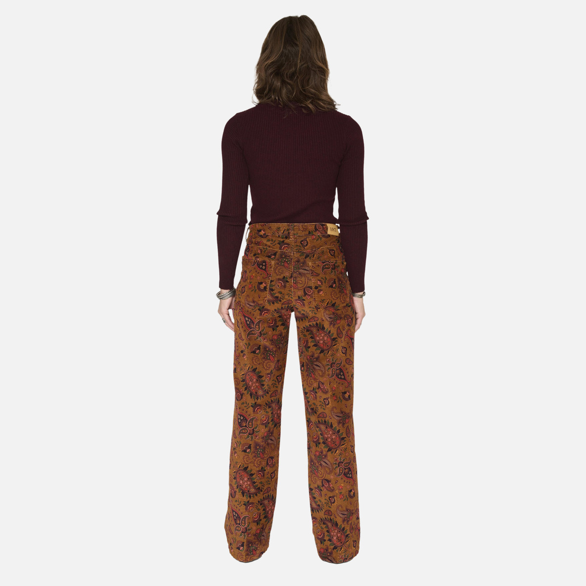 Pantalon THE JAGGER PAISLEY camel, MKT STUDIO