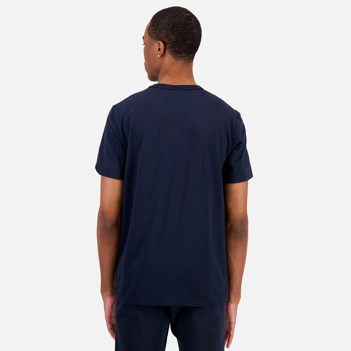 T-shirt col rond manches courtes heritage bleu marine, LE COQ SPORTIF