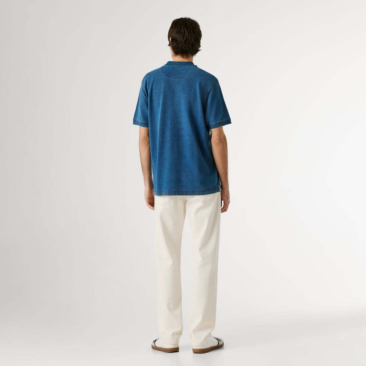 Polo Coupe Regular En Piqué bleu indigo, PEPE JEANS