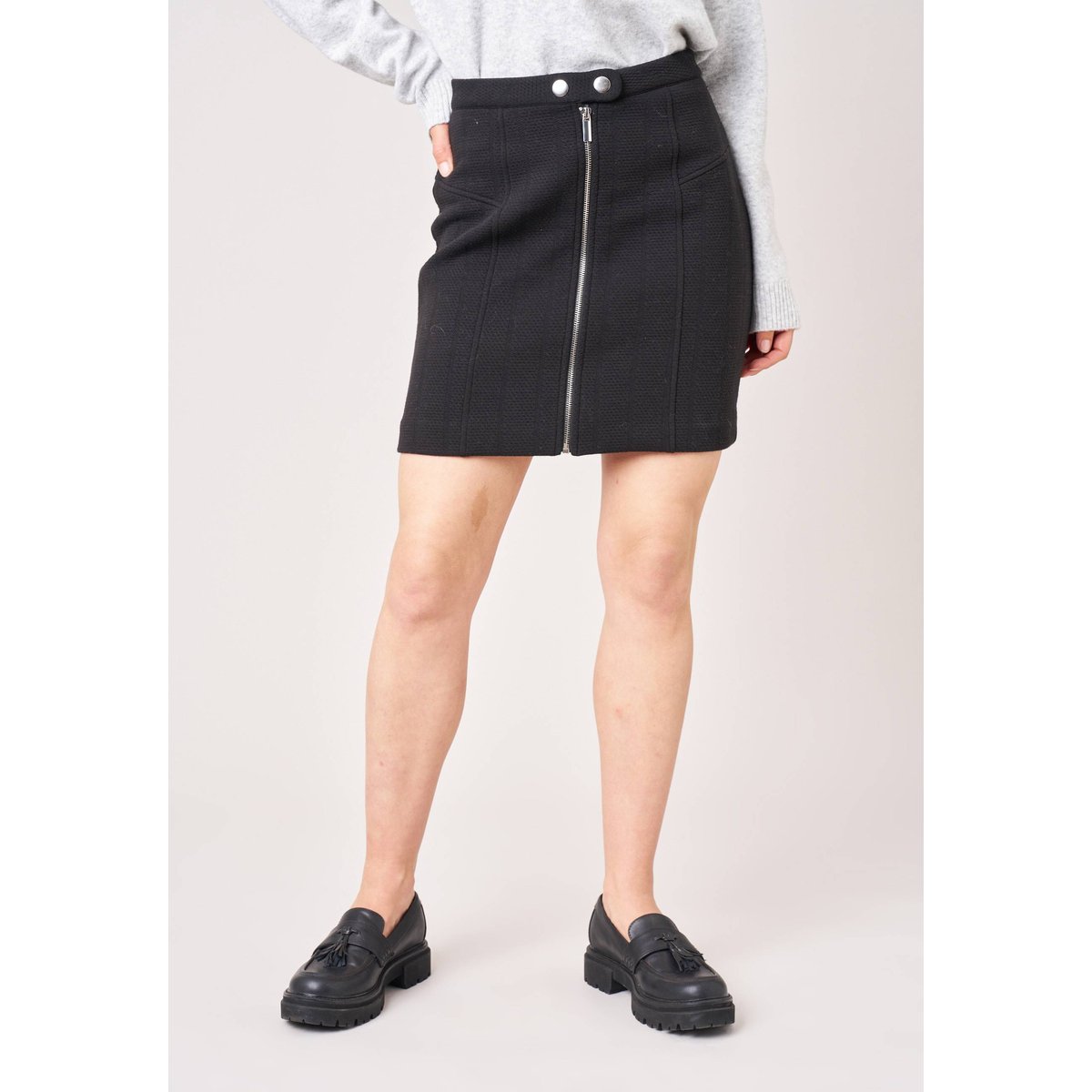 Jupe droite femme MARVA black, DEELUXE