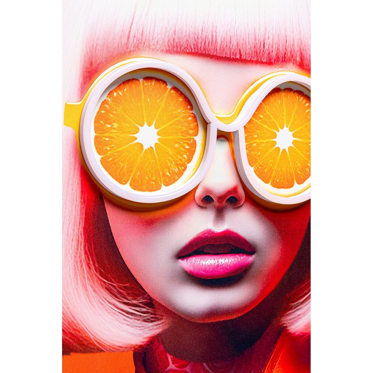 Tableau LED lunettes de soleil oranges orange, KARE DESIGN