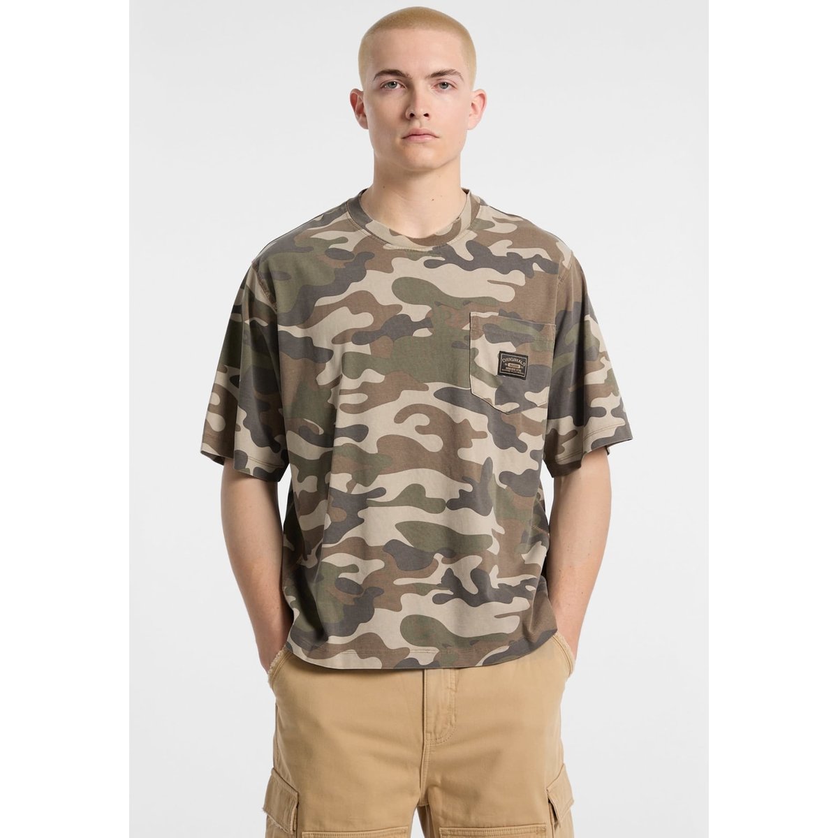 T-Shirt Camouflage camouflage, GUESS
