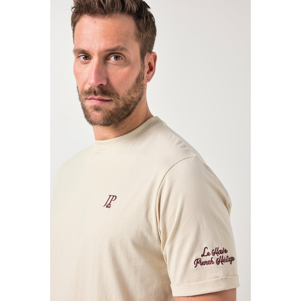 T-shirt à manches courtes mastic, JP1880