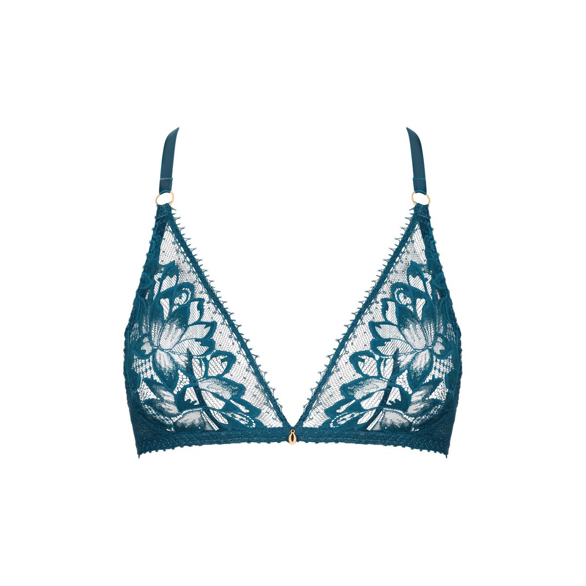 Soutien-gorge Triangle bralette Flawless Love bleu, AUBADE