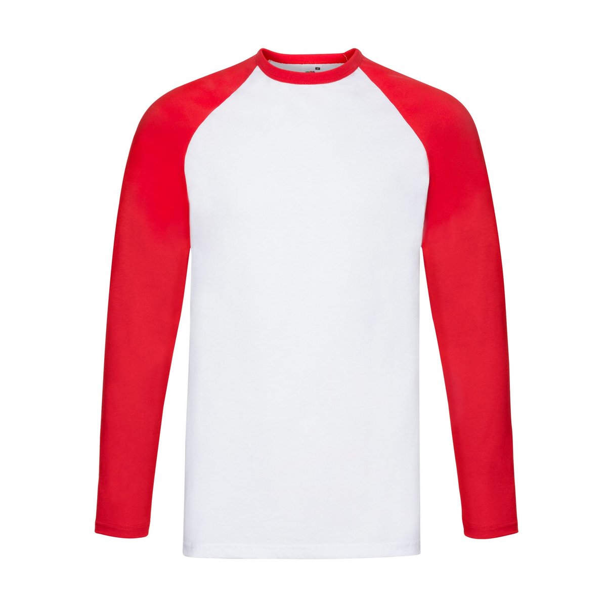T-shirt blanc / rouge, FRUIT OF THE LOOM