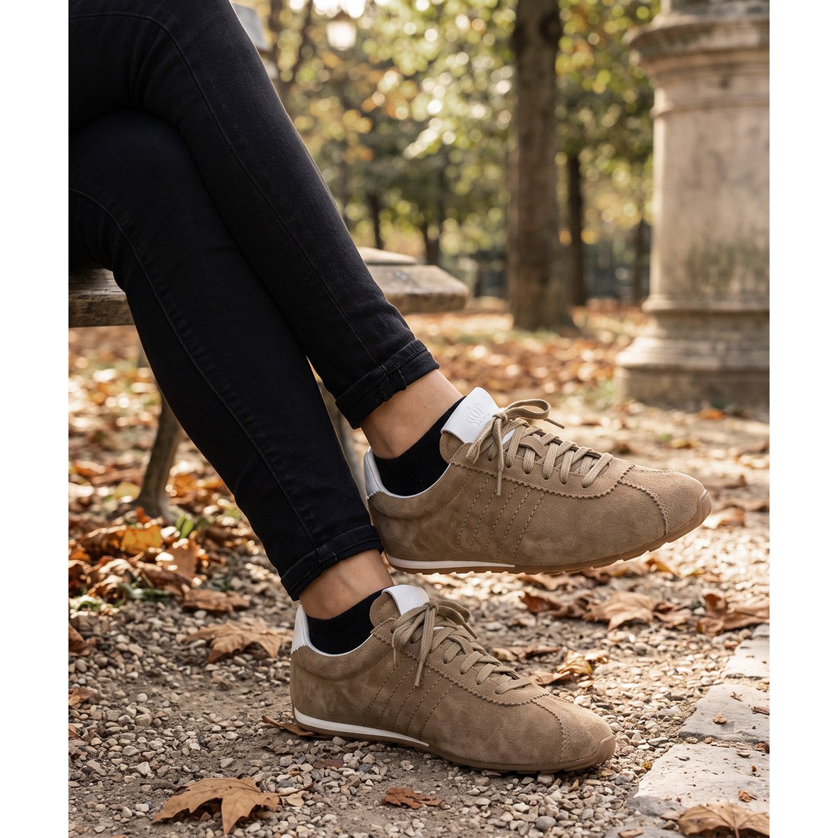 Sneakers ÉLÉNA beige, FINSBURY