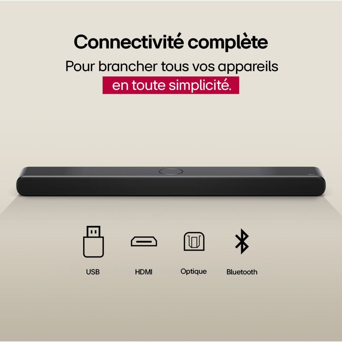 Barre de son S77TY couleur unique, LG