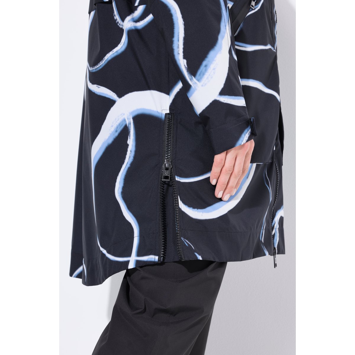 Veste de pluie imperméable noir, ULLA POPKEN