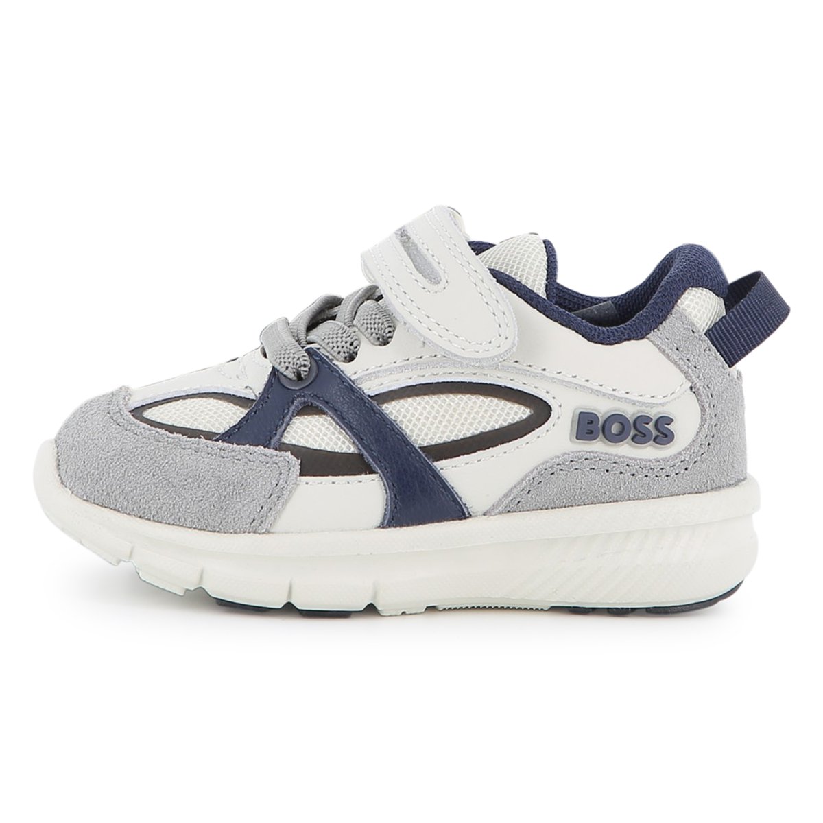 Baskets basses à lacets bleu cargo, BOSS KIDSWEAR
