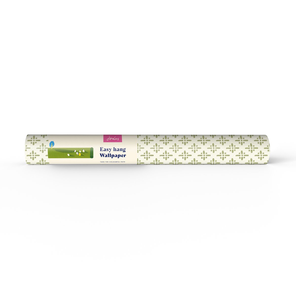 Papier peint Mini quadrillage étoilé du printemps vert, JOULES