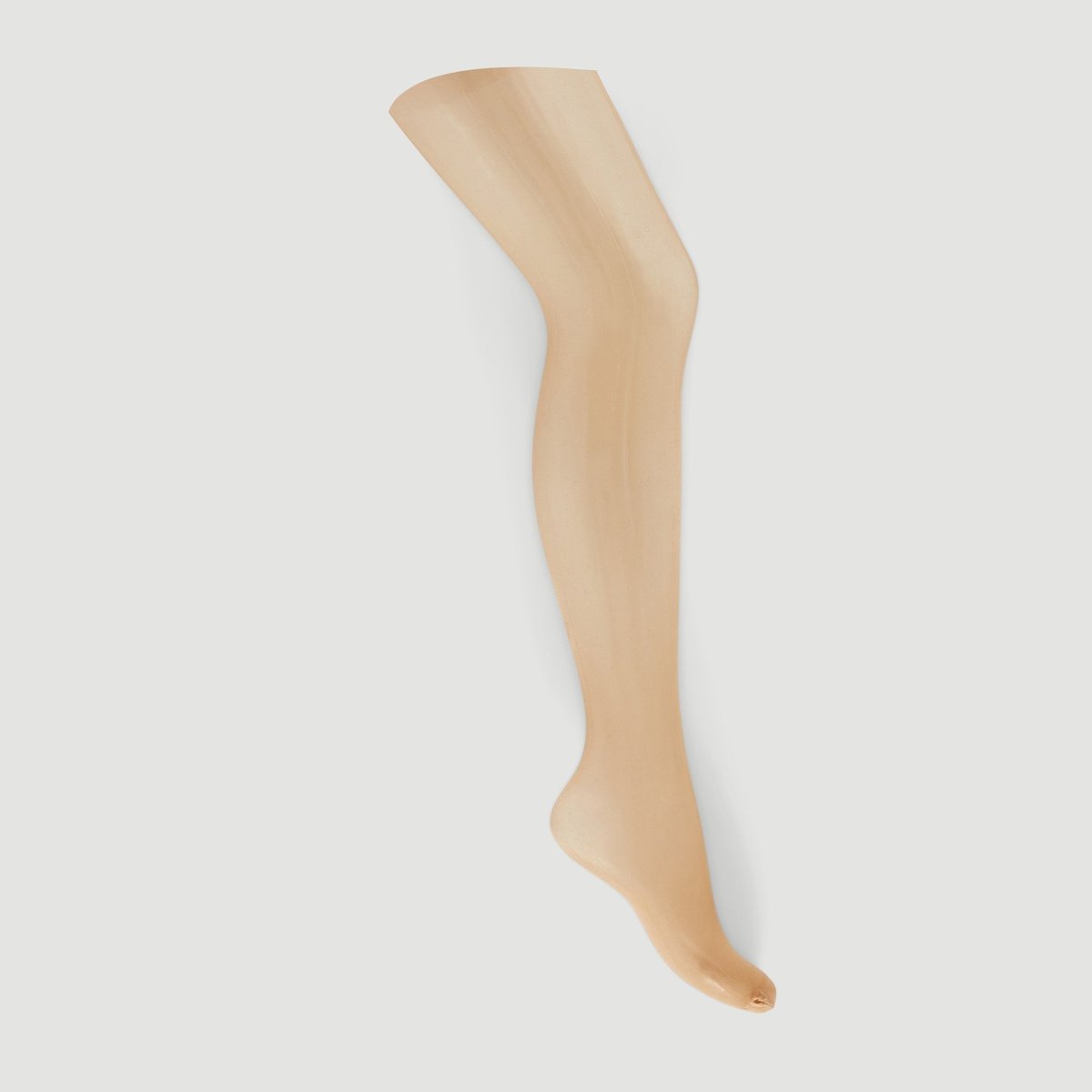 Collant voile santiné galbant, beige clair, noir, MONOPRIX