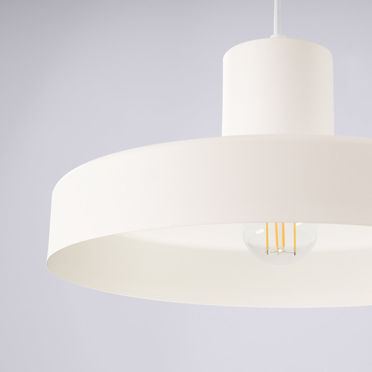 Suspension Acier Beige E27 1 Bilo beige, EDEN