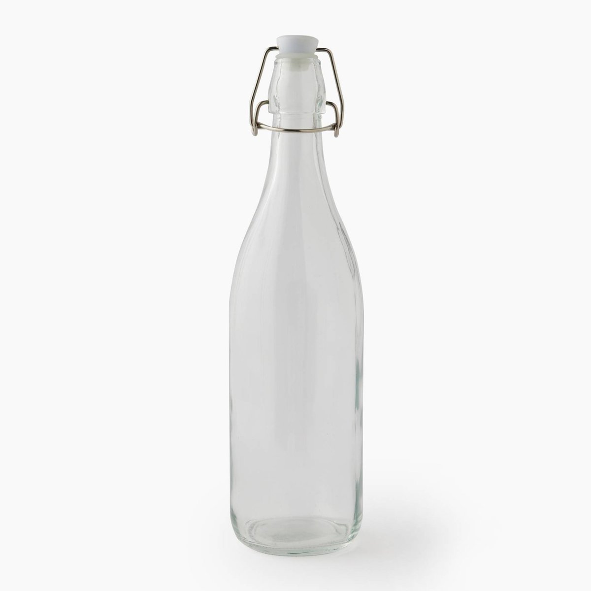 Bouteille avec bouchon, 1L transparent, MONOPRIX