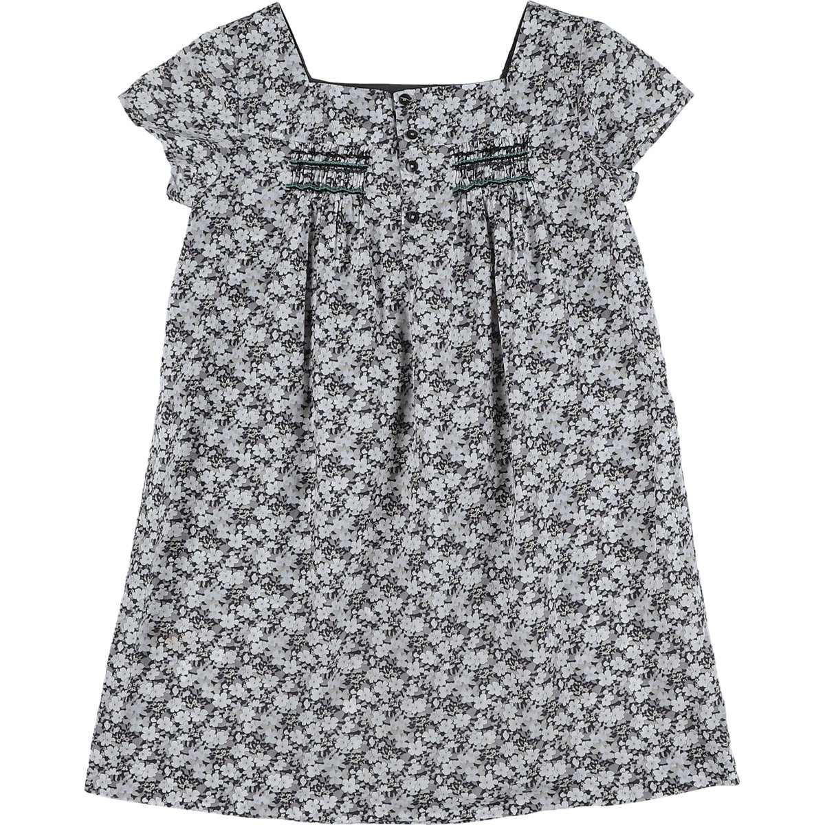 Robe liberty brodée main - Très bon état multicouleur, BONPOINT