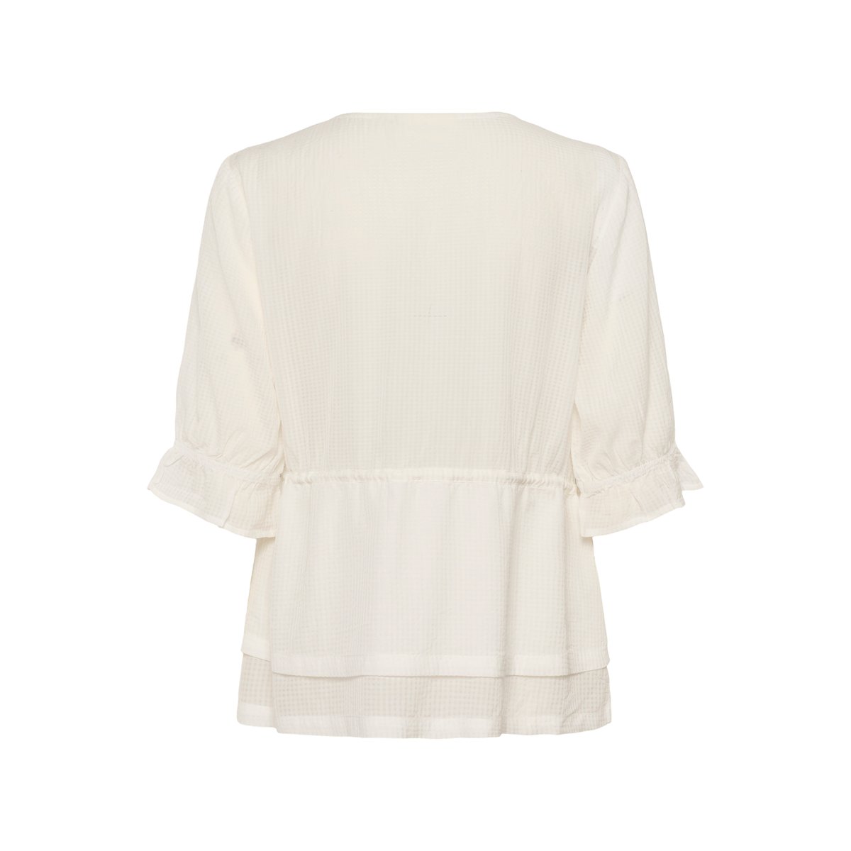 Blouse à manches longues blanc whisper white, CREAM