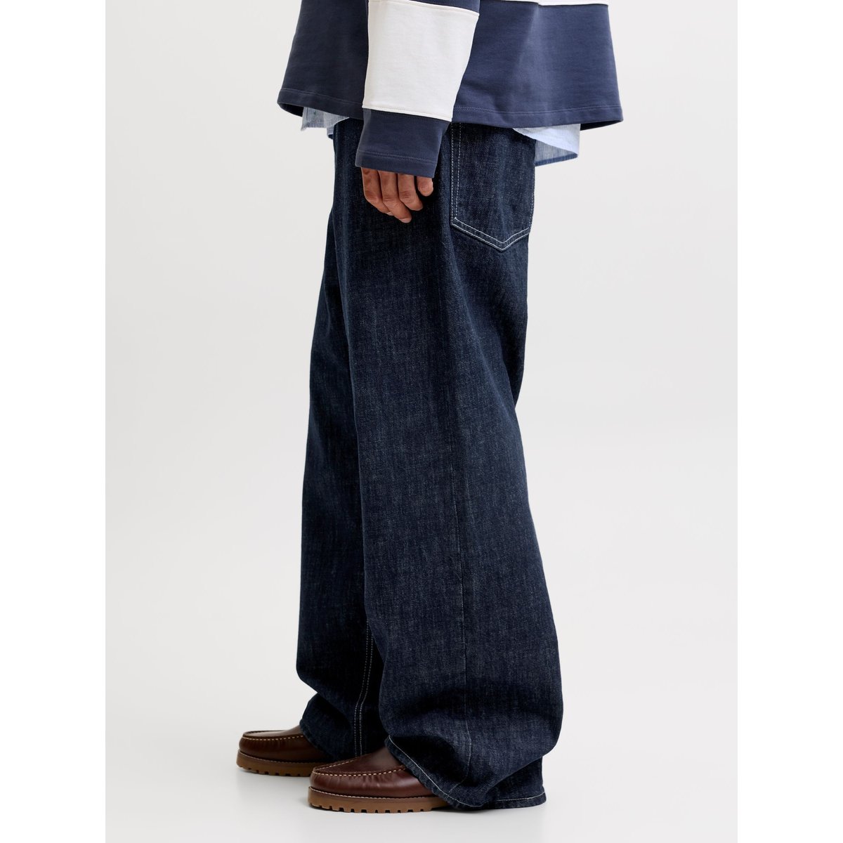 Jean À Coupe Wide blue denim, JACK & JONES