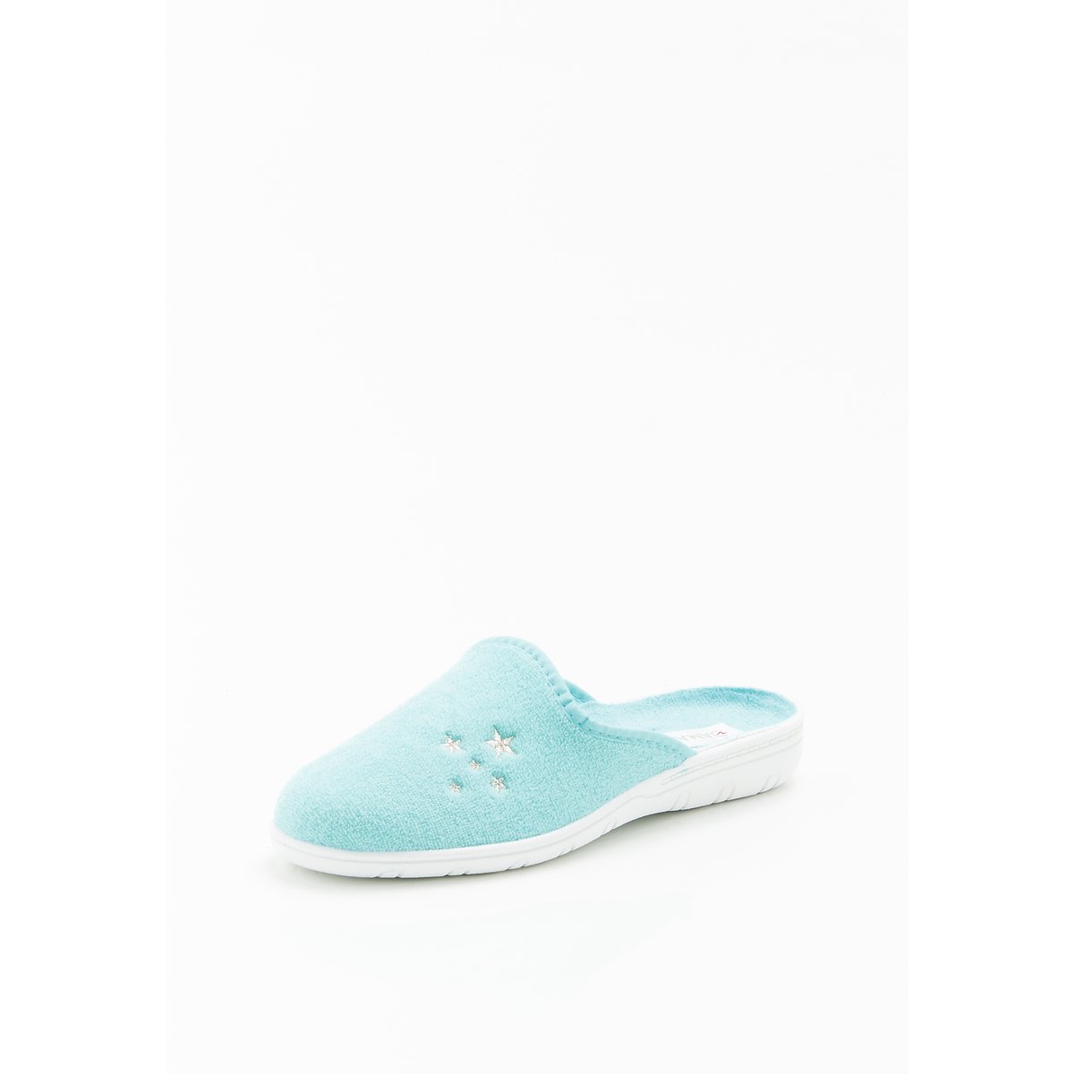 Chaussons mules bleu opaline, DAMART