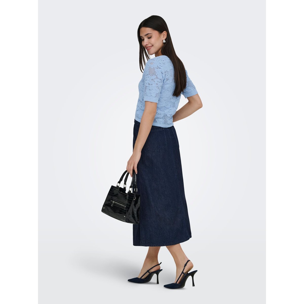 Jupe En Denim dark blue denim, ONLY