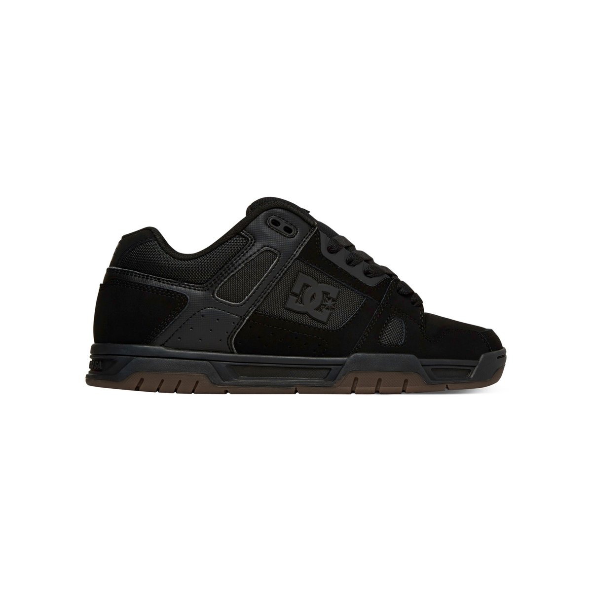 Chaussures en cuir STAG. noir black/gum, DC SHOES