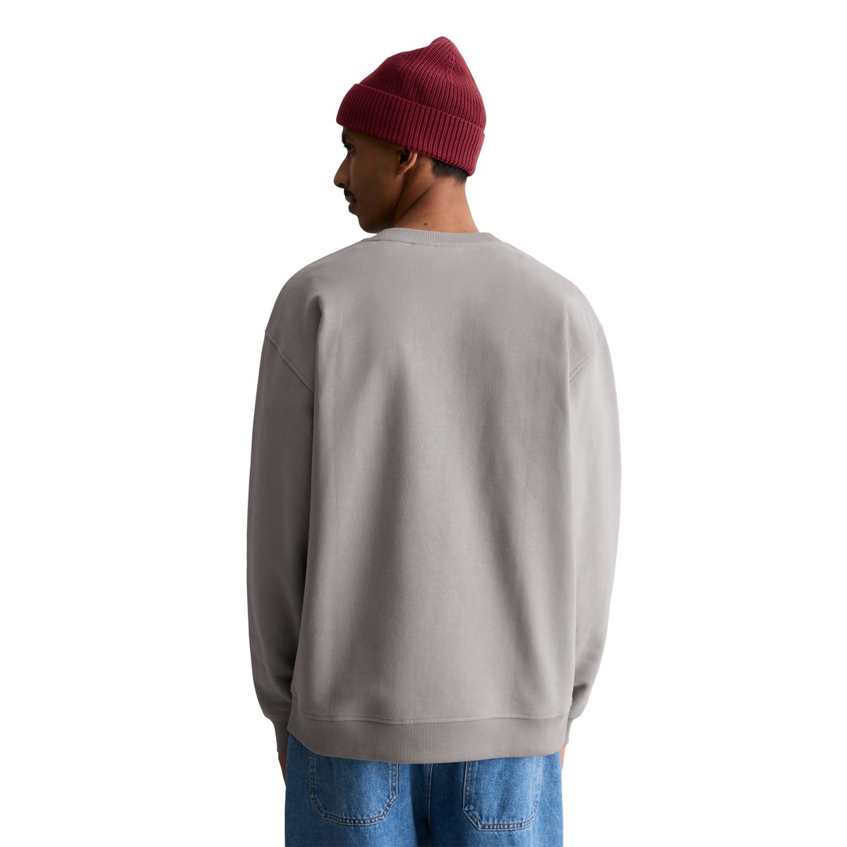 Sweat-shirt relaxed en coton bio de qualité supérieure gris, MARC O’POLO DENIM