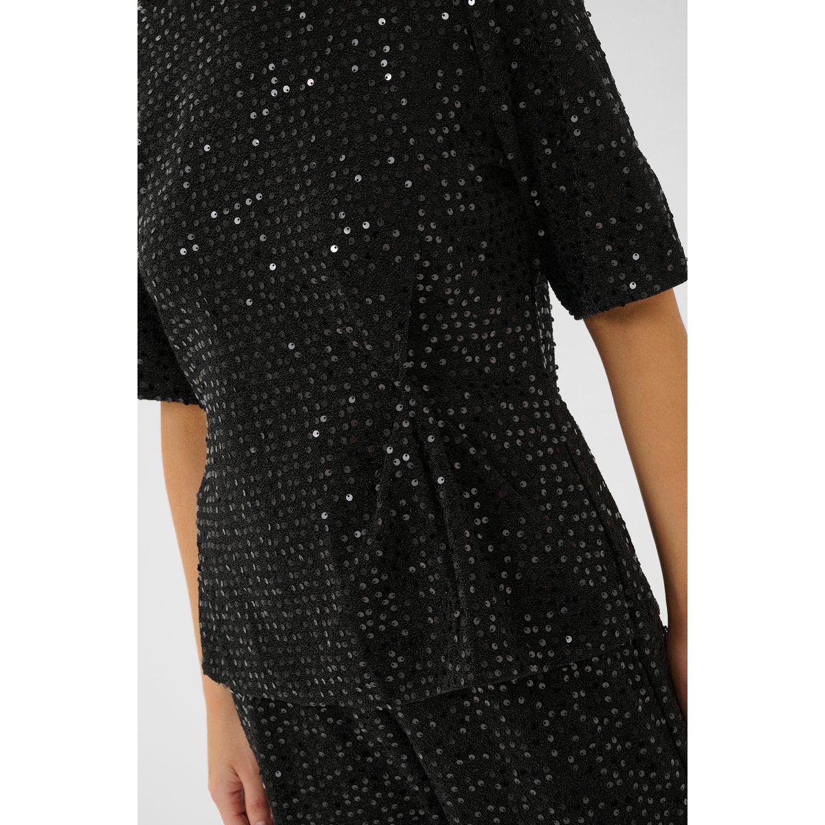Blouse à manches courtes noir black, CULTURE