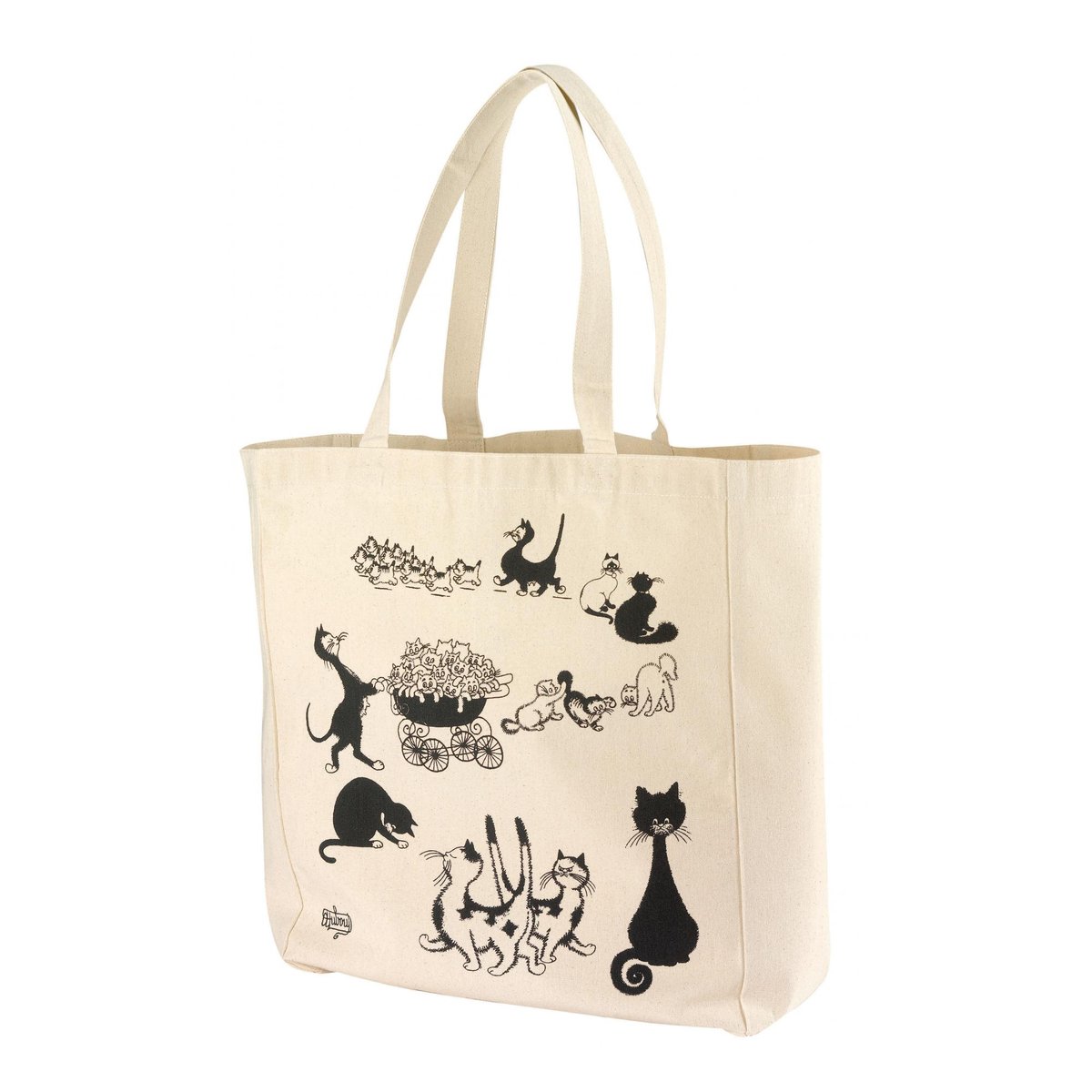 Sac shopping Dubout Multichats ecru, WINKLER
