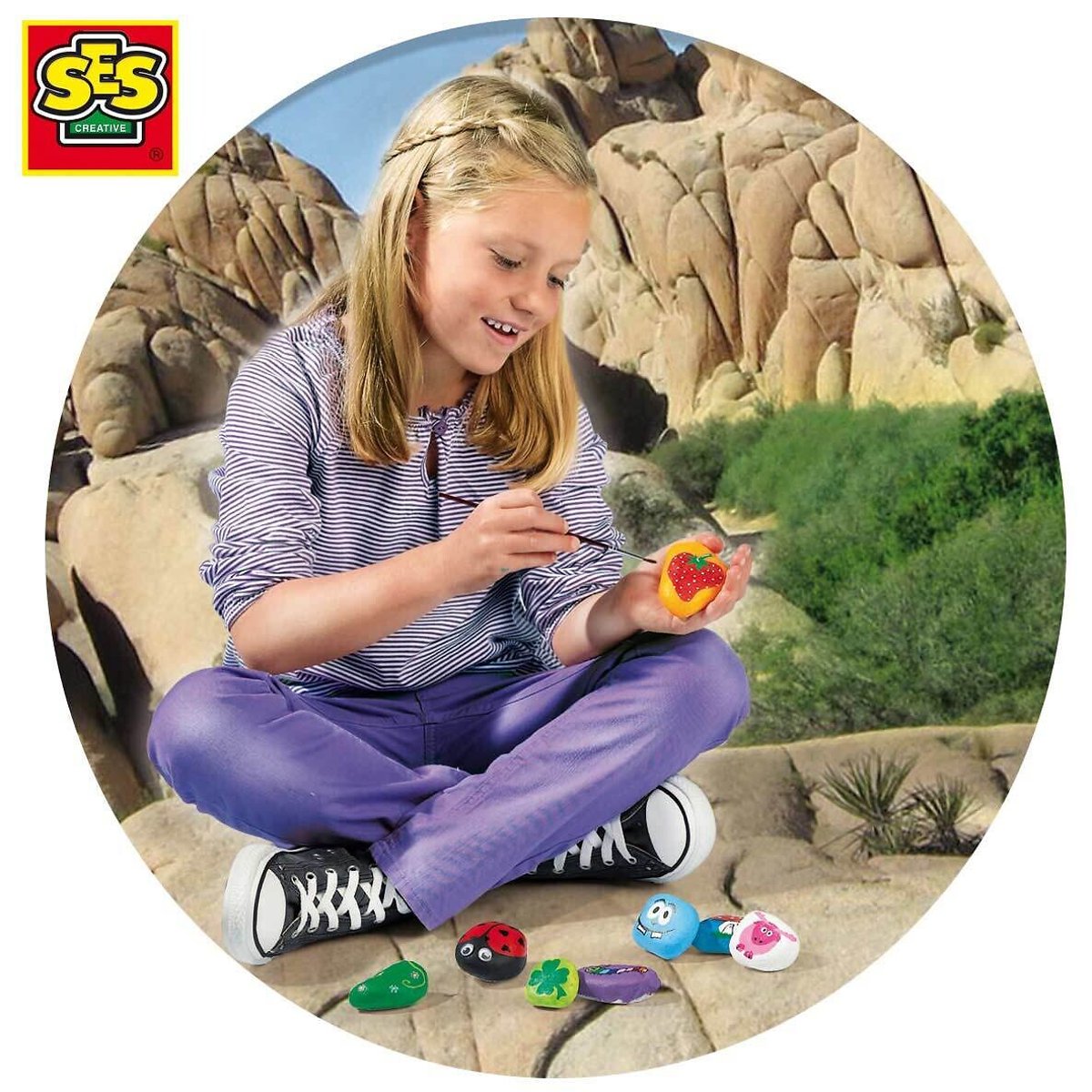 Pintura De Pedras Hobby, SES multicolor, SES