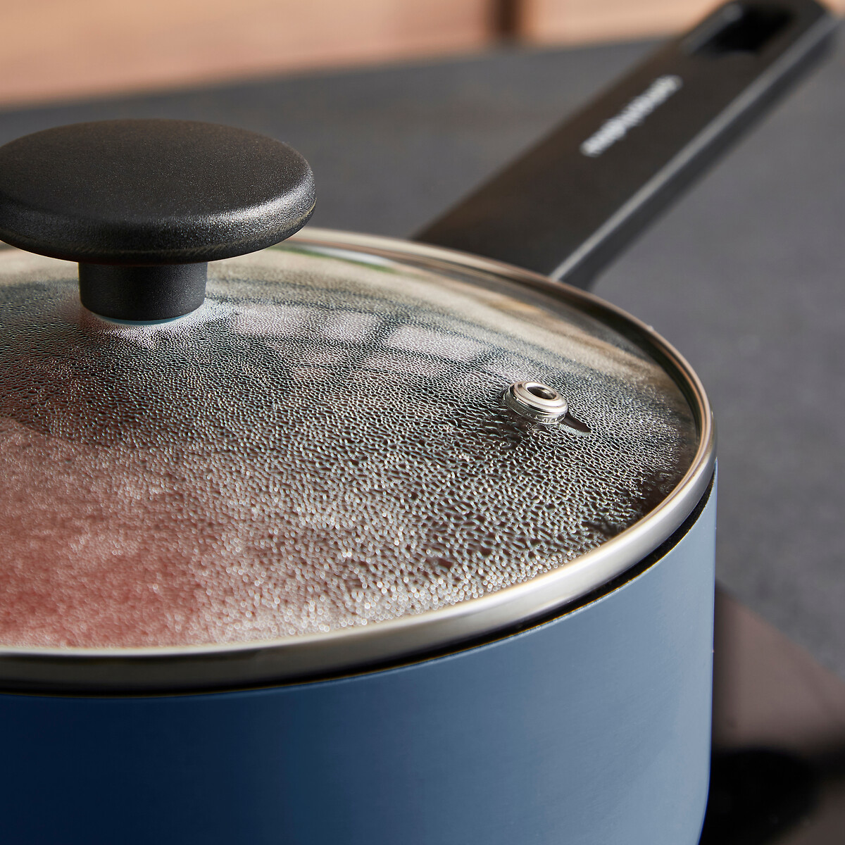 5-Piece Recycled Aluminium Saucepan Set blue, MORPHY RICHARDS